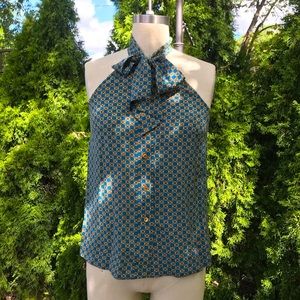 RARE Anthropologie Girls from Savoy Printed Blouse